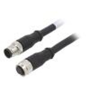 Připojovací kabel M12 PIN: 12 3m zástrčka 30VAC 1,5A PUR IP68