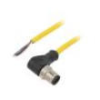 Kabel: pro snímače/automatizaci M12 PIN: 4 úhlový 5m zástrčka