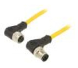 Připojovací kabel M12 PIN: 4 5m zástrčka 250VAC 4A PVC IP68