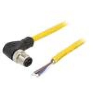 Kabel: pro snímače/automatizaci M12 PIN: 5 úhlový 5m zástrčka