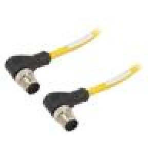 Kabel: pro snímače/automatizaci M12 PIN: 5 zástrčka 250VAC 4A