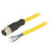 Kabel: pro snímače/automatizaci M12 PIN: 5 přímý zástrčka 4A