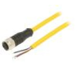Kabel: pro snímače/automatizaci M12 PIN: 4 přímý 5m zástrčka