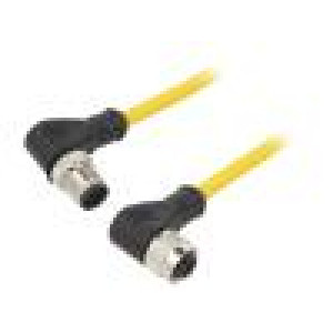Kabel: pro snímače/automatizaci M12 PIN: 5 zástrčka 250VAC 4A