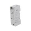 Zásuvka válcové pojistky 10,3x38mm na přípojnici DIN 32A