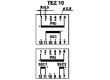 Transformátor: zalévaný 10VA 400VAC 9V 1111,1mA Montáž: PCB