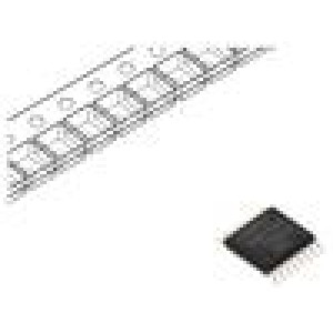 74LV4051PW.118 IC: číslicový demultiplexer,multiplexer Ch: 8 TTL SMD TSSOP16