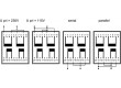 Transformátor: zalévaný 18VA 230VAC 6V 6V 1,5A 1,5A IP00 400g