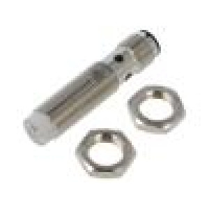 Čidlo: indukční 0÷8mm 10÷36VDC M12 Připojení: konektor M12
