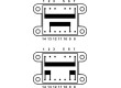 Transformátor: zalévaný 20VA 230VAC 6V 6V 1,66A 1,66A IP00