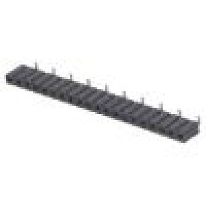 Zásuvka kolíkové zásuvka PIN: 20 přímý 2,54mm SMT 1x20