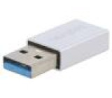 Adaptér USB 3.2 USB A vidlice,USB C zásuvka Mat.těl: hliník