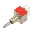 Přepínač: páčkový pol: 3 ON-ON-ON 2A/250VAC 5A/28VDC -30÷85°C