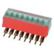 Přepínač: DIP-SWITCH OFF-ON 0,1A/50VDC pol: 2 -20÷85°C THT