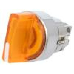 Přepínač: otočný Stab.pol: 1 22mm oranžová Podsv: LED IP66