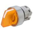Přepínač: otočný Stab.pol: 3 22mm oranžová Podsv: LED IP66
