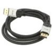 Kabel DisplayPort 1.4,HDCP 2.2 textilní 1,5m černá