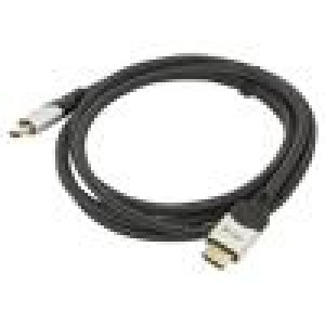 Kabel HDCP 2.2,HDMI 2.1 HDMI vidlice,z obou stran textilní