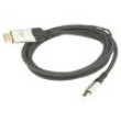 Adaptér HDMI vidlice,USB C vidlice zlacený 1,8m textilní