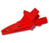 Krokosvorka 20A červená max.16mm Shoda s: CAT III 1000V 1kV