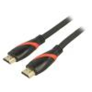 Kabel HDMI 1.4 HDMI vidlice,z obou stran PVC 3m černá