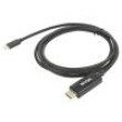 Adaptér USB 3.1 HDMI vidlice,USB C vidlice zlacený 1,8m PVC