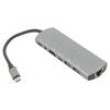 Adaptér USB 3.0,USB 3.1 niklovaný černá 5Gbps stříbrná PVC