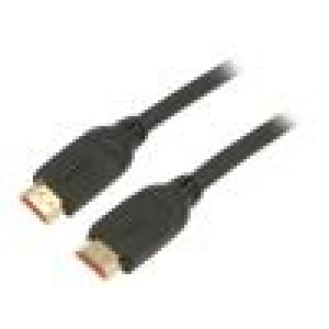 Kabel HDMI 2.0 HDMI vidlice,z obou stran PVC 3m černá 32AWG