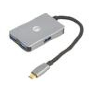 Hub USB USB A zásuvka x4,USB C vidlice OTG,USB 3.0,USB 3.1