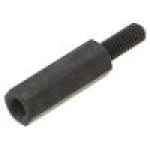 Distanční sloupek se závitem 18mm Vnit.závit: M3 šestihranný