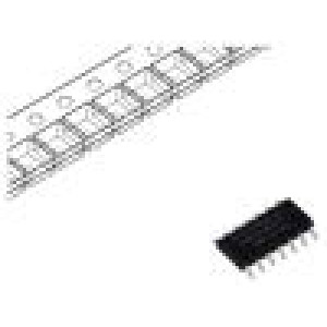 74LVT14D.118 IC: číslicový hex,invertor,Schmittův klopný obvod NOT Ch: 6