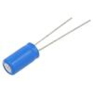 Superkondenzátor THT 1F 2,7VDC Ø6,3x12,5mm