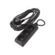 Prodlužovací síťový kabel Zásuvky: 3 PVC černá 3x1,5mm2 5m