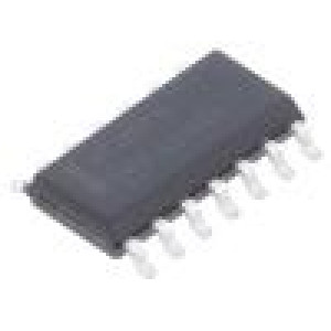 MM74HCU04M IC: číslicový hex,invertor NOT Ch: 6 IN: 1 CMOS SMD SOIC14 HCU