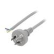 Kabel 3x0,75mm2 AS/NZS 3112 (I) zástrčka,vodiče PVC 1,5m