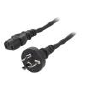 Kabel 3x1mm2 AS/NZS 3112 (I) zástrčka,IEC C13 zásuvka PVC 5m