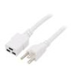 Kabel 3x14AWG IEC C19 zásuvka,NEMA 5-15 (B) vidlice PVC 3m