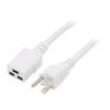 Kabel 3x14AWG IEC C19 zásuvka,NEMA 5-15 (B) vidlice PVC 1,8m