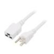 Kabel 3x14AWG IEC C19 zásuvka,NEMA 5-15 (B) vidlice PVC 2m