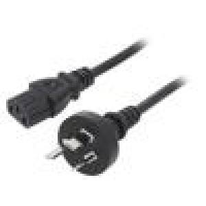 Kabel 3x0,75mm2 AS/NZS 3112 (I) zástrčka,IEC C13 zásuvka PVC