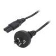 Kabel 2x0,75mm2 AS/NZS 3112 (I) zástrčka,IEC C7 zásuvka PVC