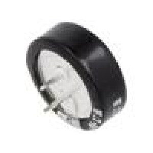 Superkondenzátor THT 1,5F 5VDC -20÷80% Rozm.těl: Ø20,8x7,6mm