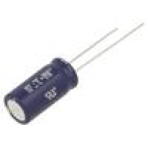 Superkondenzátor THT 5F 2,5VDC -10÷30% Rozm.těl: Ø10x22,3mm