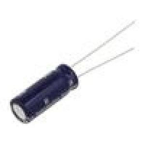 Superkondenzátor THT 2,2F 2,5VDC -20÷80% Rozm.těl: Ø8x20mm