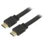 Kabel HDCP 2.2,HDMI 2.0,plochý HDMI vidlice,z obou stran PVC