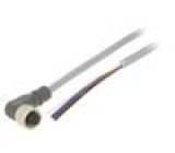 Připojovací kabel PIN: 4 úhlový 2m M12 250VAC 4A Žíly: : 4 PUR