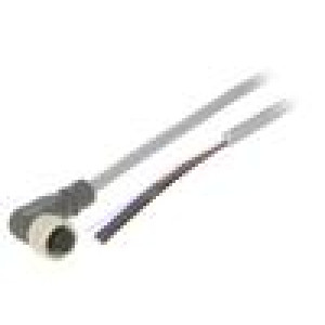 Kabel: pro snímače/automatizaci PIN: 4 úhlový 2m M12 250VAC 4A