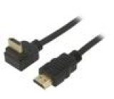 Kabel HDCP 2.2,HDMI 2.0 HDMI vidlice,HDMI zástrčka 270° PVC