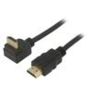Kabel HDCP 2.2,HDMI 2.0 HDMI vidlice,HDMI zástrčka 270° PVC