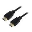 Kabel HDCP 2.2,HDMI 2.0 HDMI vidlice,z obou stran 1,5m černá